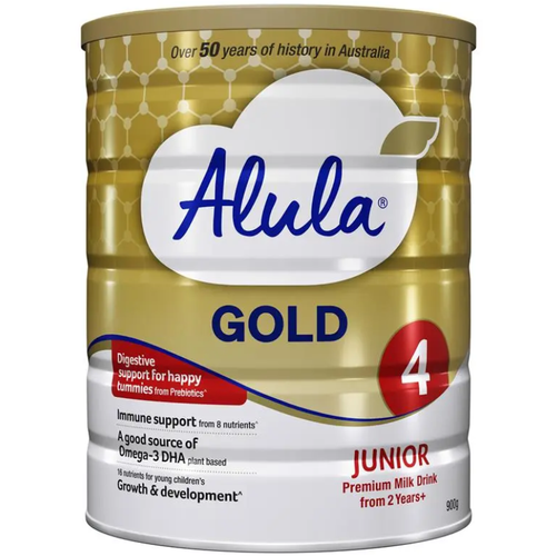 Alula Gold Stage 4 Junior Milk Drink 2 Years Plus 900g premium junior milk drink powder