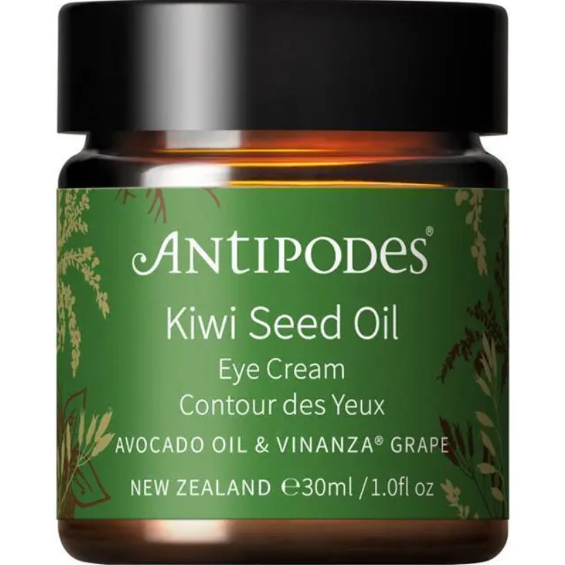 Antipodes Kiwi Seed Oil Eye Cream 30mL hydrating eye cream with kiwi seed oil