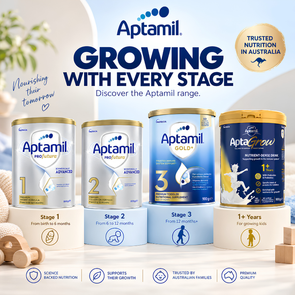 Aptamil Australia infant formula range including Profutura and AptaGrow at Ozan Warehouse
