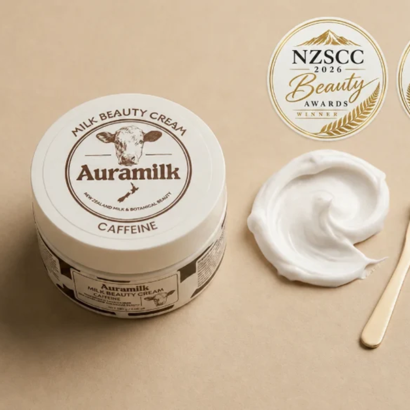 Auramilk Caffeine Milk Beauty Cream 100g with Caffeine and Milk Extract