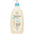 Aveeno Baby Wash and Shampoo 532mL gentle 2 in 1 baby wash and shampoo