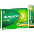 Bayer Berocca Mango & Orange New Formula 45 Effervescent Tablets multivitamin supplement