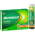 Bayer Berocca Orange New Formula 45 Effervescent Tablets multivitamin supplement with orange flavour