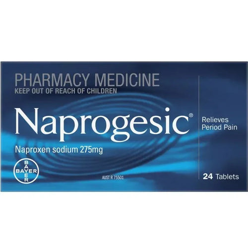 Bayer Naprogesic 275mg Naproxen Sodium Tablets 24 Pack over the counter medicine