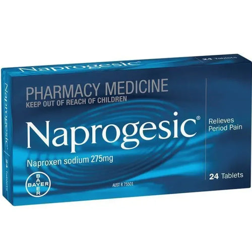 Bayer Naprogesic 275mg Naproxen Sodium Tablets 24 Pack over the counter medicine