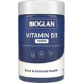 Bioglan Vitamin D3 1000IU 250 Capsules dietary supplement with Colecalciferol for adults and children over 12 years