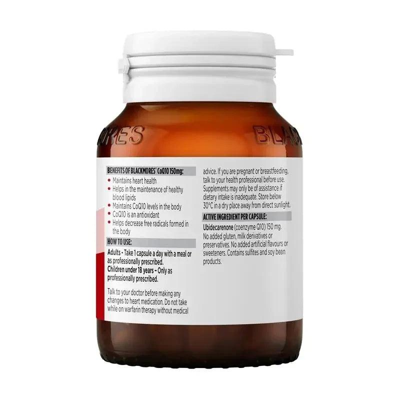 Blackmores CoQ10 150mg 30 Capsules Australian Dietary Supplement Genuine Australian Product