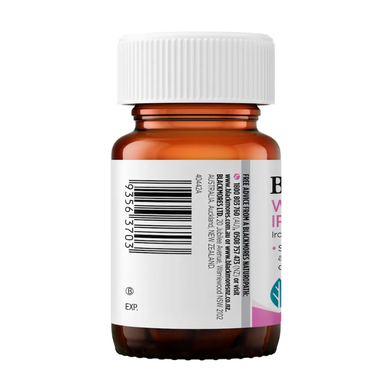 Blackmores Women’s Premium Iron 30 Tablets Australian Iron Supplement