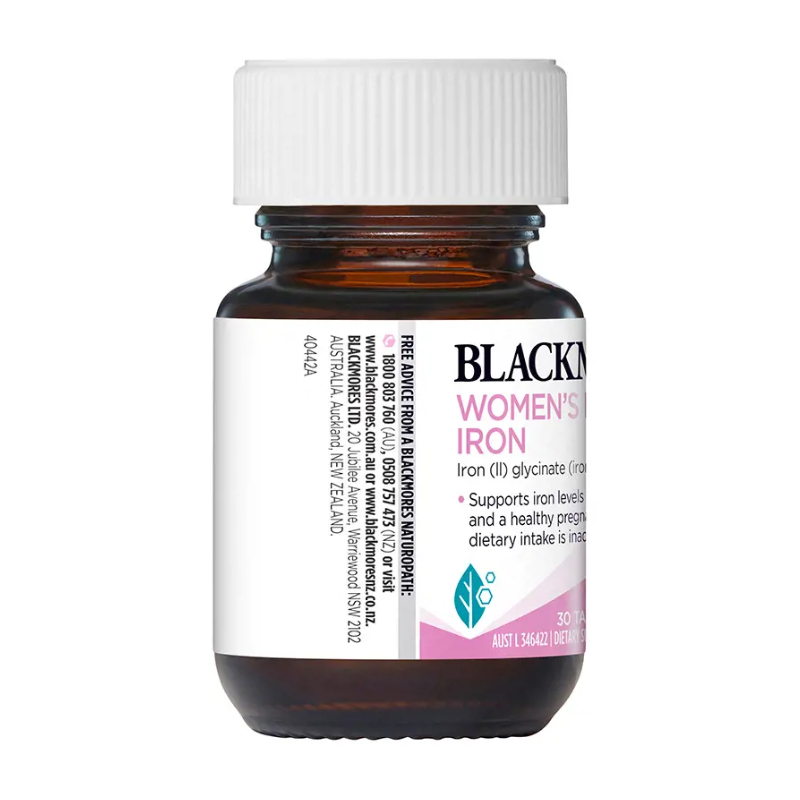Blackmores Women’s Premium Iron 30 Tablets Australian Iron Supplement