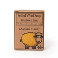 Bruntwood Lane Felted Wool Soap Manuka Honey 100g