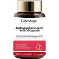 CareMagic Australian Care Magic Krill Oil Capsules 60 Capsules omega-3 marine oil dietary supplement in soft capsule form