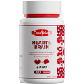 CareVoice Heart & Brain Capsules 60 Capsules dietary supplement bottle for daily heart and brain nutritional support