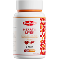 CareVoice Heart & Liver Capsules 60 Capsules dietary supplement bottle for daily nutritional support