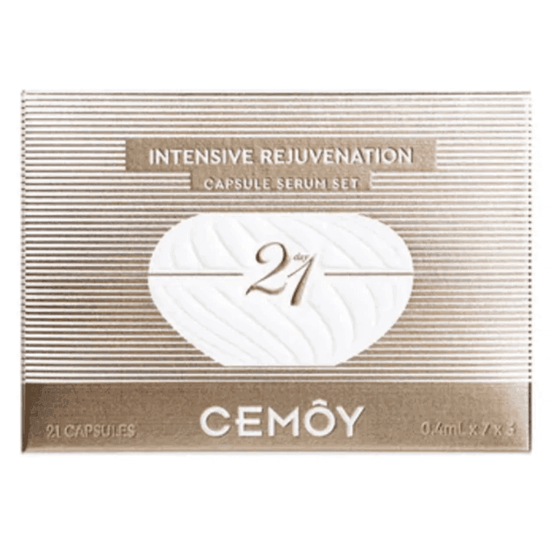 Cemoy 21 Day Intensive Rejuvenation Capsule Serum Set with 21 individually sealed facial serum capsules