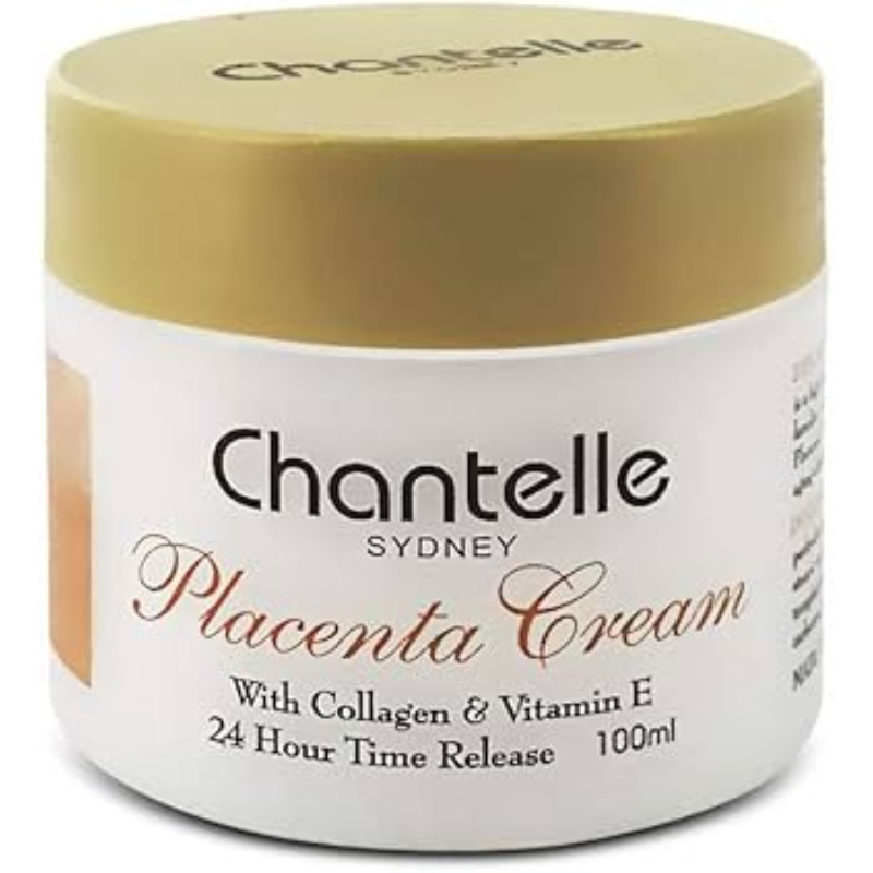 Chantelle Sydney Placenta Cream with Collagen and Vitamin E 100ml Australian moisturising skincare cream