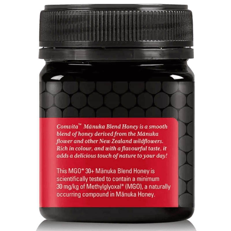 Comvita Manuka Blend Honey MGO 30+ 250g premium New Zealand Manuka honey blend in a 250g jar