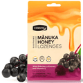 Comvita Manuka Honey Lozenges with Elderberry Extract and Vitamin C 12 lozenges premium New Zealand honey lozenges pack