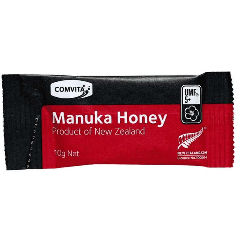 Comvita Manuka Honey On The Go UMF 5+ 12 sachets authentic New Zealand UMF certified Manuka honey single serve sachets