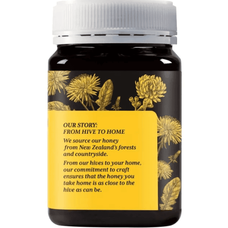 Comvita Multifloral Honey 500g premium New Zealand natural honey in a 500g jar with smooth sweet flavour