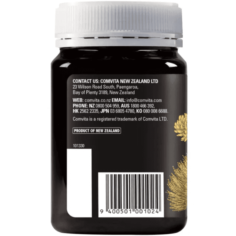 Comvita Multifloral Honey 500g premium New Zealand natural honey in a 500g jar with smooth sweet flavour