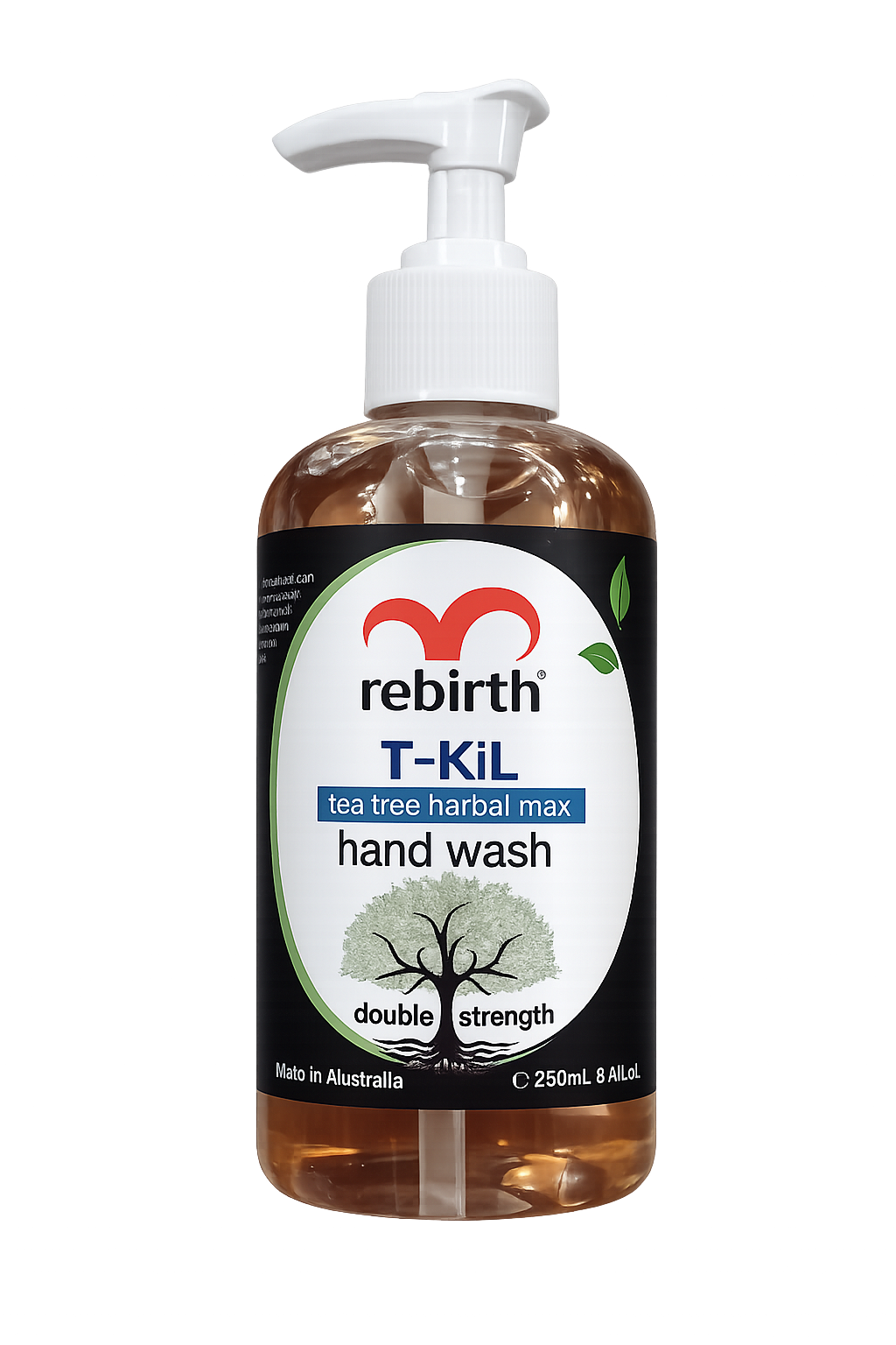 Rebirth T-KiL Tea Tree Herbal Max Hand Wash 250ml | Refreshing Tea Tree Hand Wash DATE 2028
