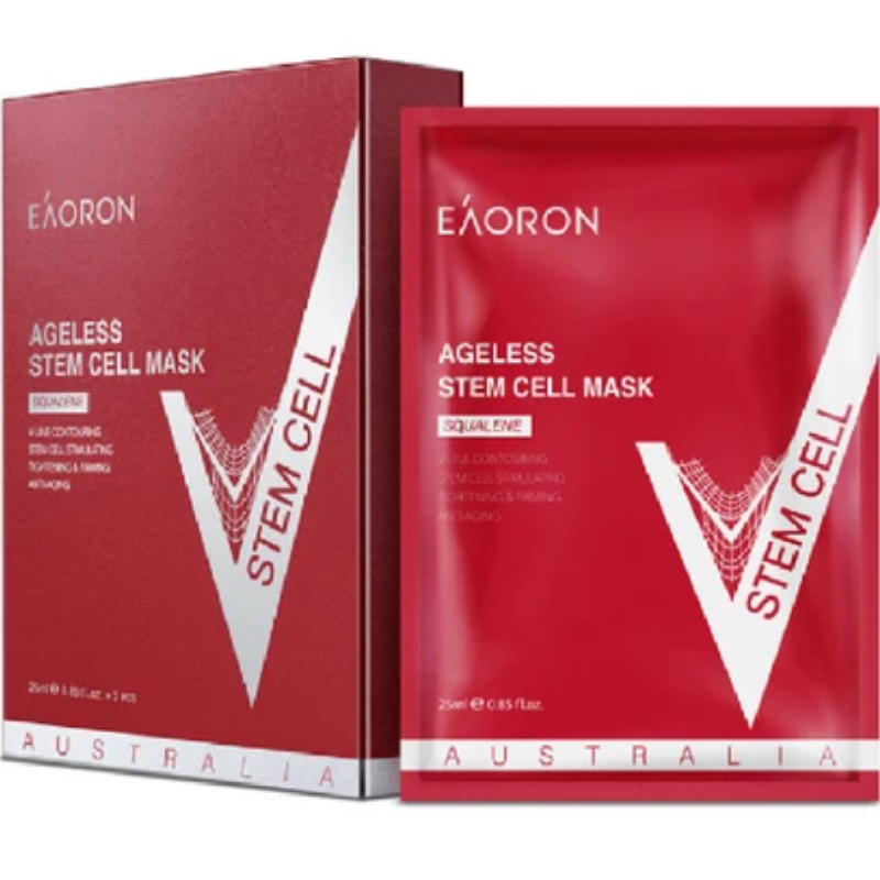 Eaoron Ageless Tightening Mask 5 x 25ml firming and hydrating anti-ageing sheet masks for smoother tighter and healthier looking skin