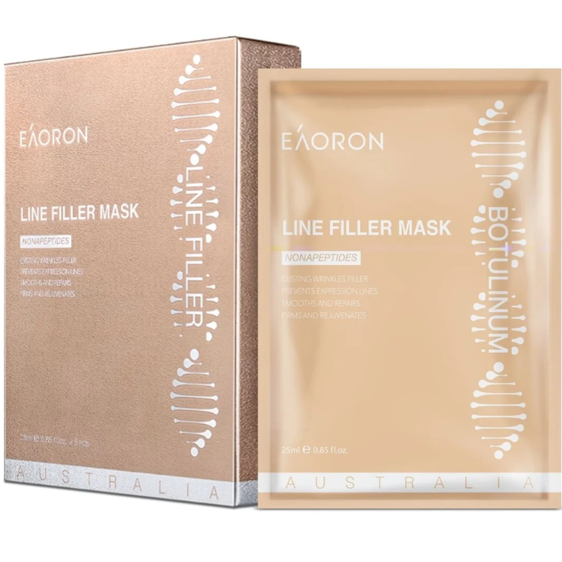 Eaoron Line Filler Mask NMN 5 x 25ml anti-ageing hydrating sheet masks with NMN and hyaluronic acid for smoother firmer radiant skin