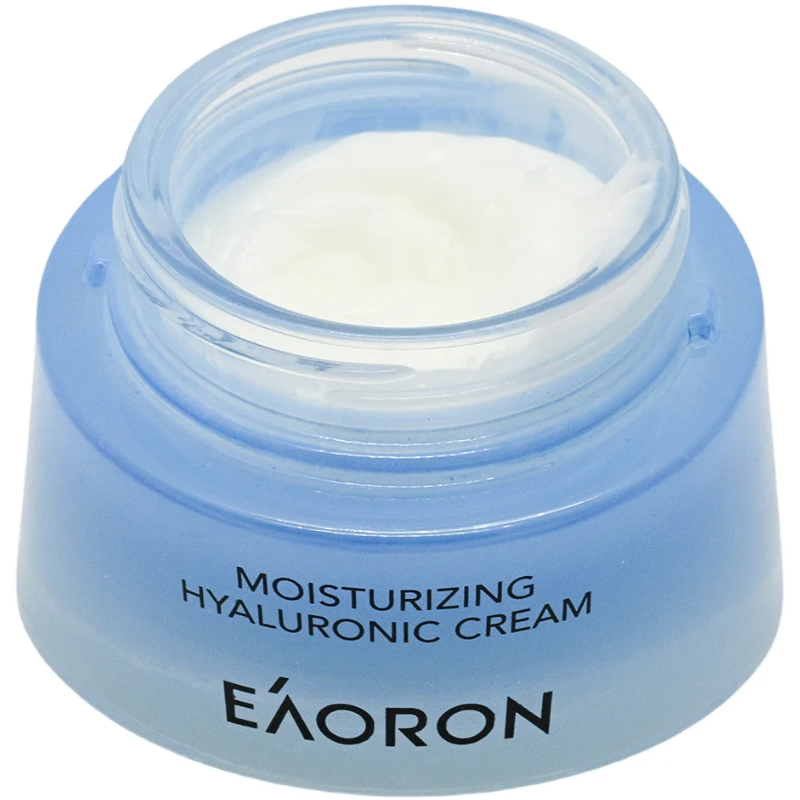 Eaoron Moisturizing Hyaluronic Cream 50g hydrating facial moisturiser with hyaluronic acid for soft smooth and healthy looking skin