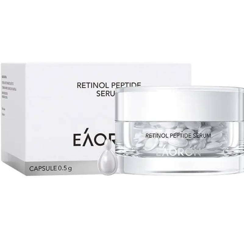 Eaoron Retinol Peptide Serum 60 Capsules anti-ageing facial serum with retinol and peptides for firmer smoother healthier looking skin