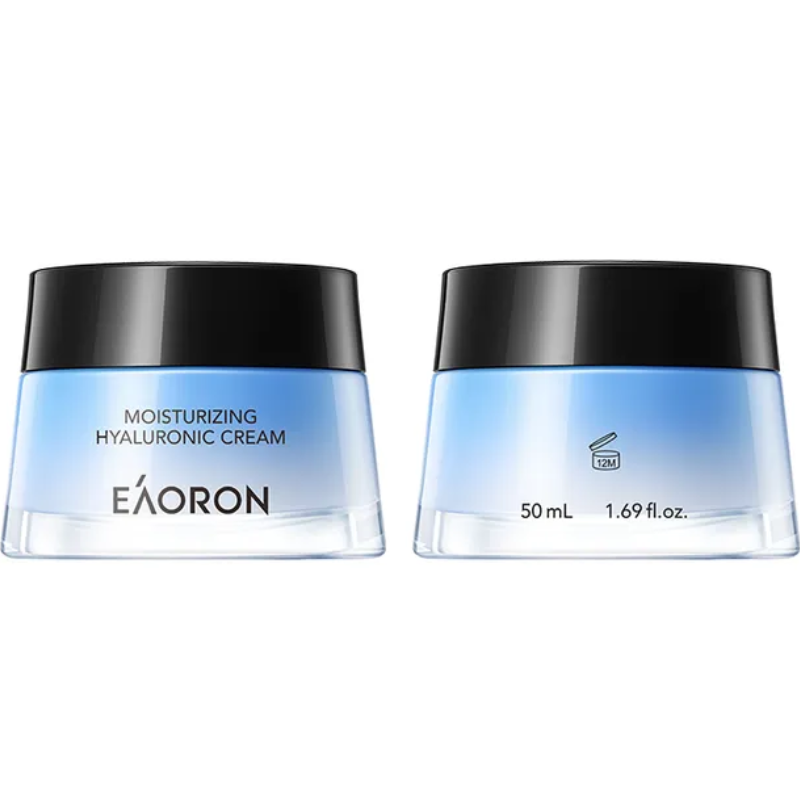 Eaoron Moisturizing Hyaluronic Cream 50g hydrating facial moisturiser with hyaluronic acid for soft smooth and healthy looking skin