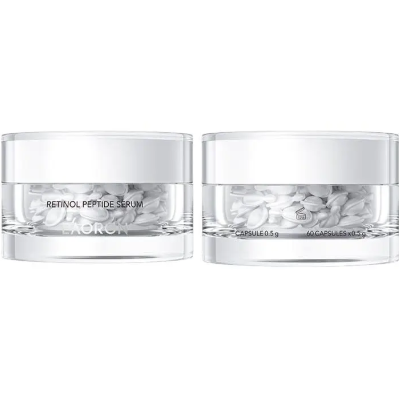 Eaoron Retinol Peptide Serum 60 Capsules anti-ageing facial serum with retinol and peptides for firmer smoother healthier looking skin