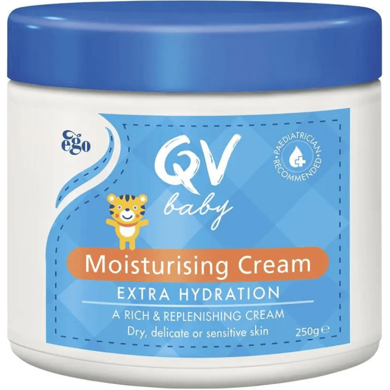 Ego QV Baby Moisturising Cream 250g gentle fragrance free daily moisturiser for babies with dry and sensitive skin