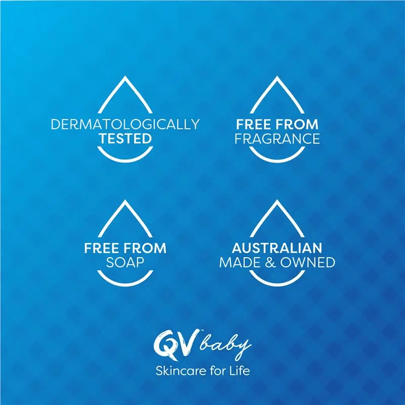 Ego QV Baby Moisturising Cream 250g gentle fragrance free daily moisturiser for babies with dry and sensitive skin