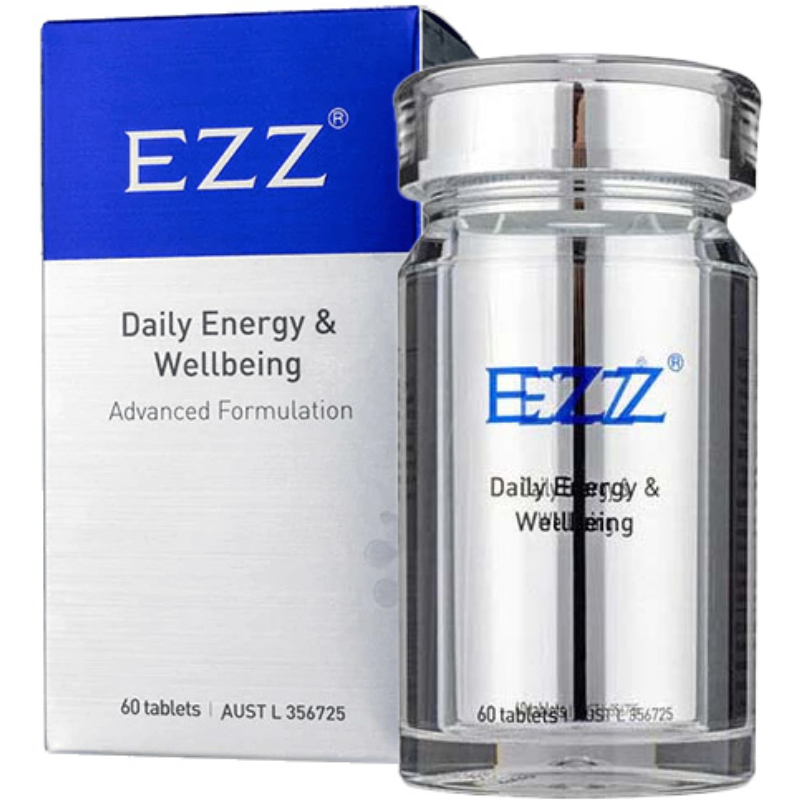 EZZ Daily Energy and Wellbeing Pro 60 tablets advanced energy and wellbeing supplement for cellular energy and healthy ageing