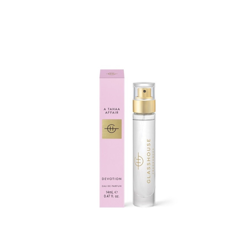 Glasshouse A Tahaa Affair Devotion Eau de Parfum 14ml Butterscotch Caramel and Jasmine