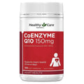 Healthy Care Coenzyme Q10 150mg for heart health, 100 soft capsules, supports daily wellness