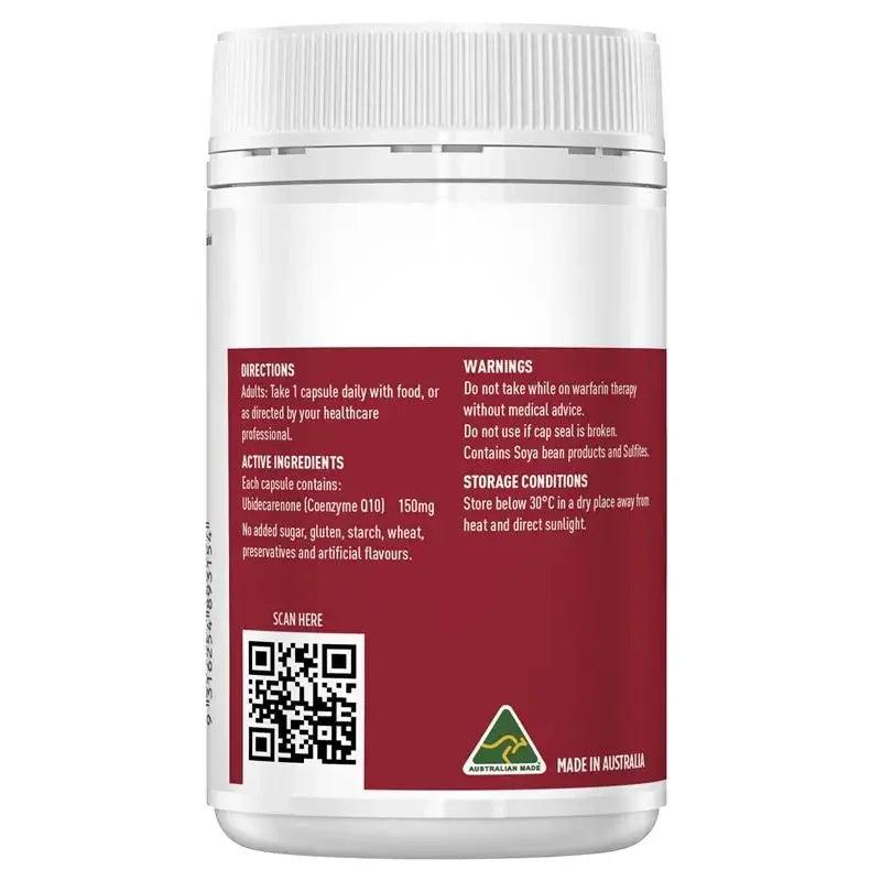 Healthy Care CoQ10 150mg 100 Capsules Australian Dietary Supplement Genuine Australian Product