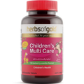 Herbs of Gold Children's Multi Care 60 Chewable Tablets Australian children's multivitamin supplement with strawberry vanilla flavour