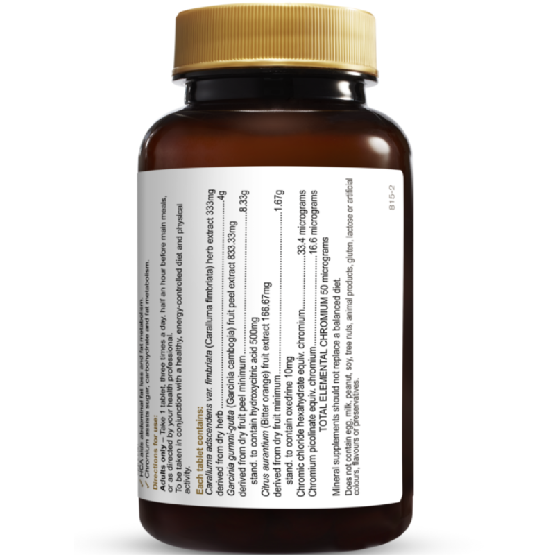 Herbs of Gold Garcinia 8300+ Complex 60 Tablets Australian herbal supplement with Garcinia cambogia and plant extracts