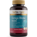 Herbs of Gold Ginkgo Biloba 6000 120 Capsules Australian herbal supplement with Ginkgo biloba extract