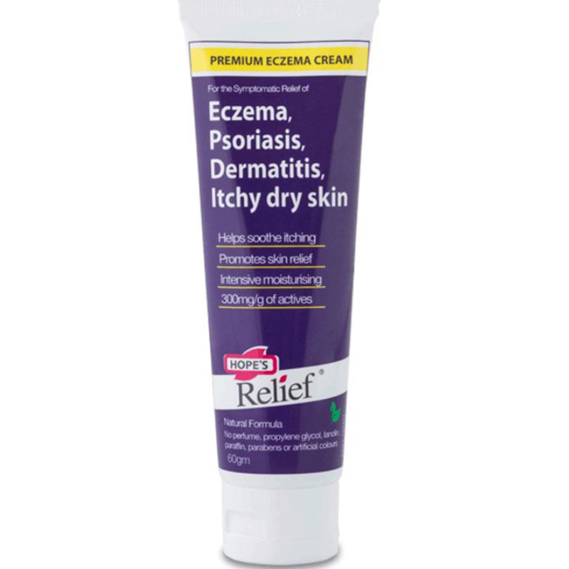 Hope's Relief Premium Eczema Cream 60g moisturising skin care cream for dry and sensitive skin