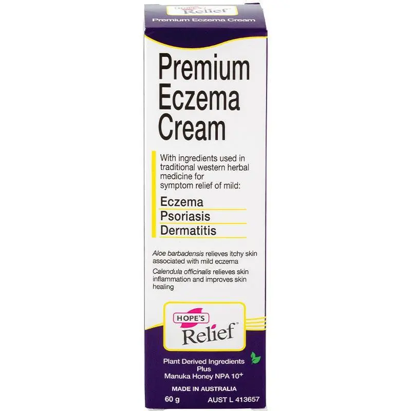 Hope's Relief Premium Eczema Cream 60g moisturising skin care cream for dry and sensitive skin