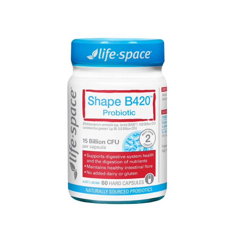 Life-Space Shape B420 Probiotic 60 Capsules probiotic supplement