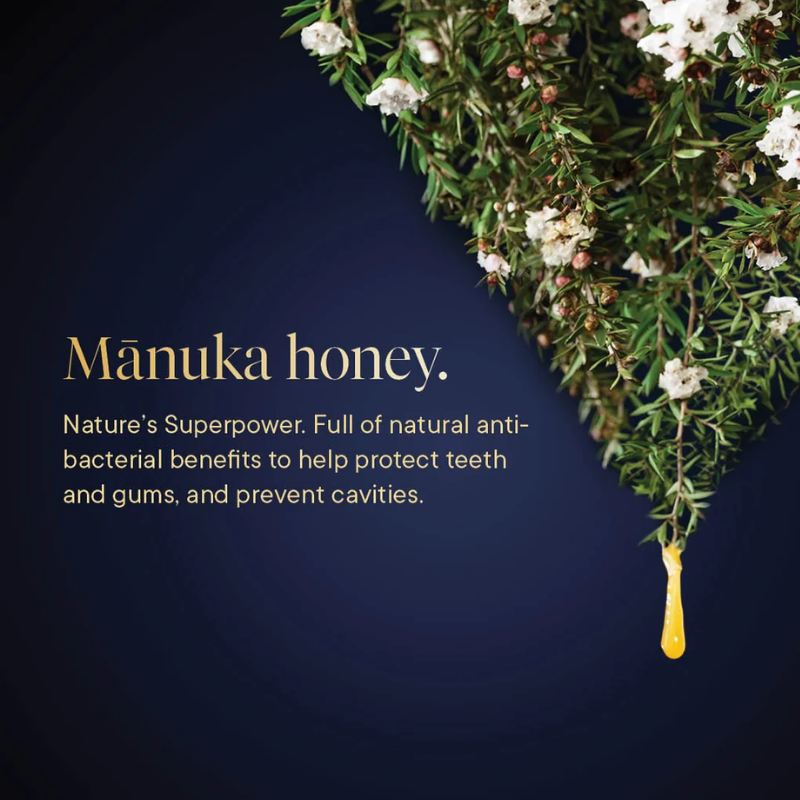 Manuka Health Mānuka Honey Toothpaste with Propolis MGO 263 Plus for oral care and gum health support