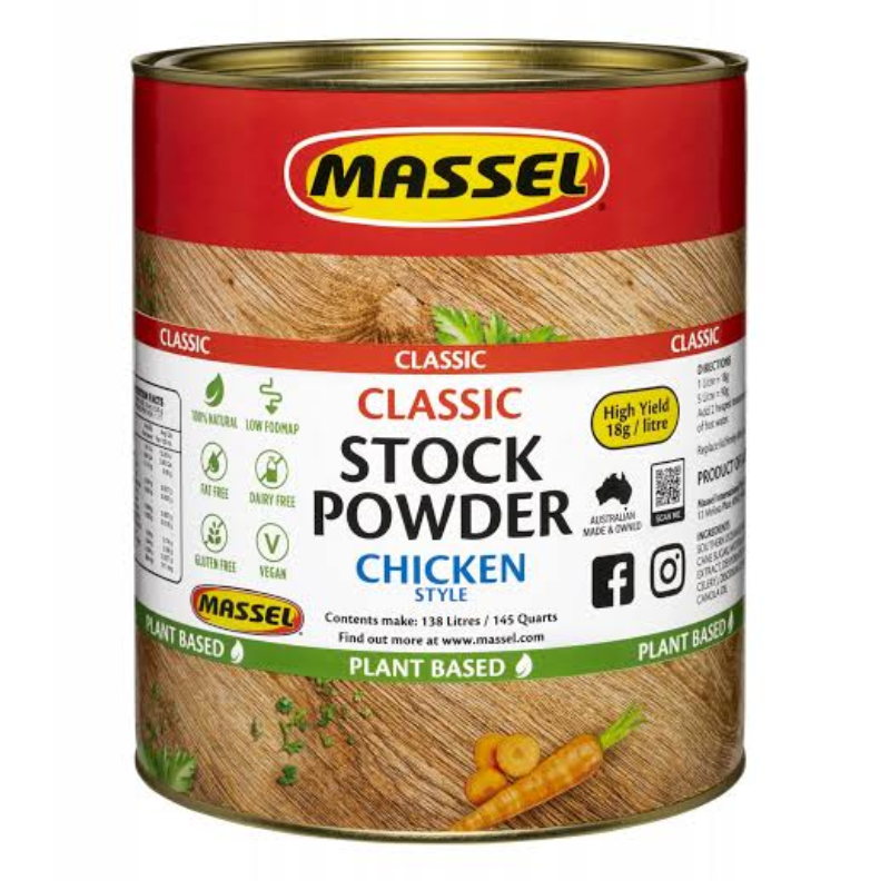 Massel Classic Stock Powder Chicken 2.5kg Australian Chicken Stock Powder EXP 2028