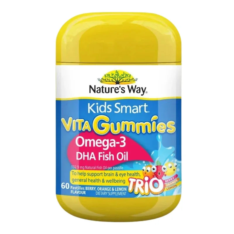 Nature's Way Adult Vita Gummies Fish Oil 60 Gummies dietary supplement with fish oil and omega-3 for adults