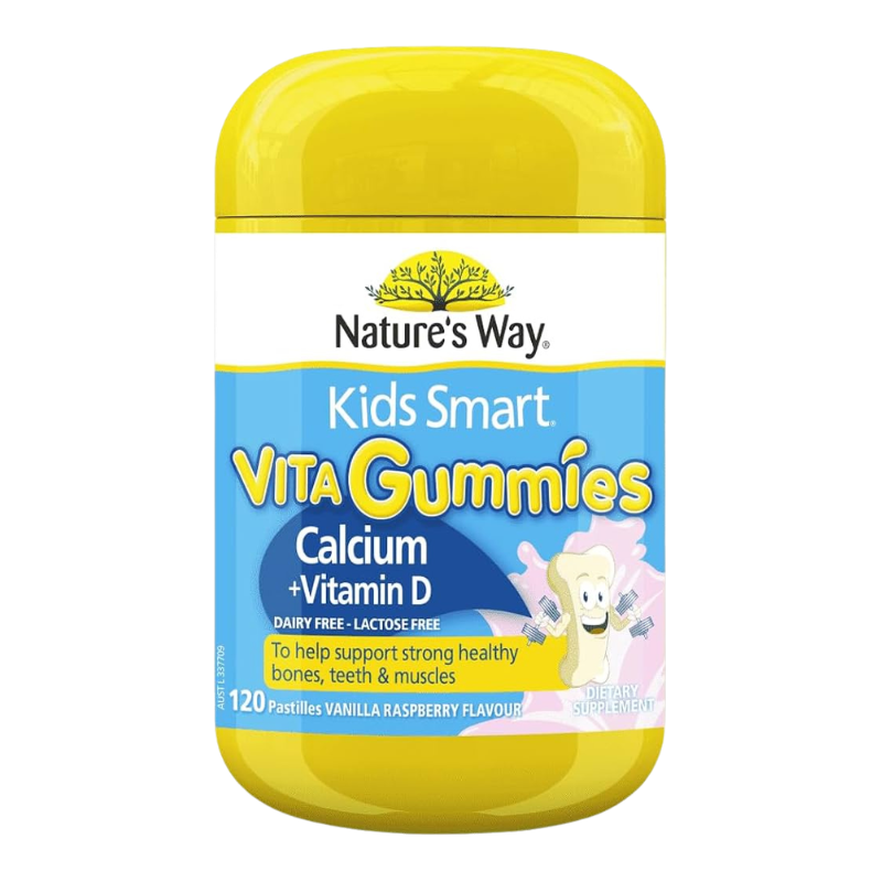 Nature's Way Gummies Calcium + Vitamin D 120 Gummies dietary supplement with calcium and vitamin D
