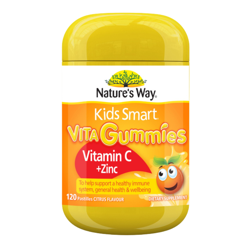 Nature's Way Gummies Vitamin C + Zinc 120 Gummies dietary supplement with vitamin C and zinc