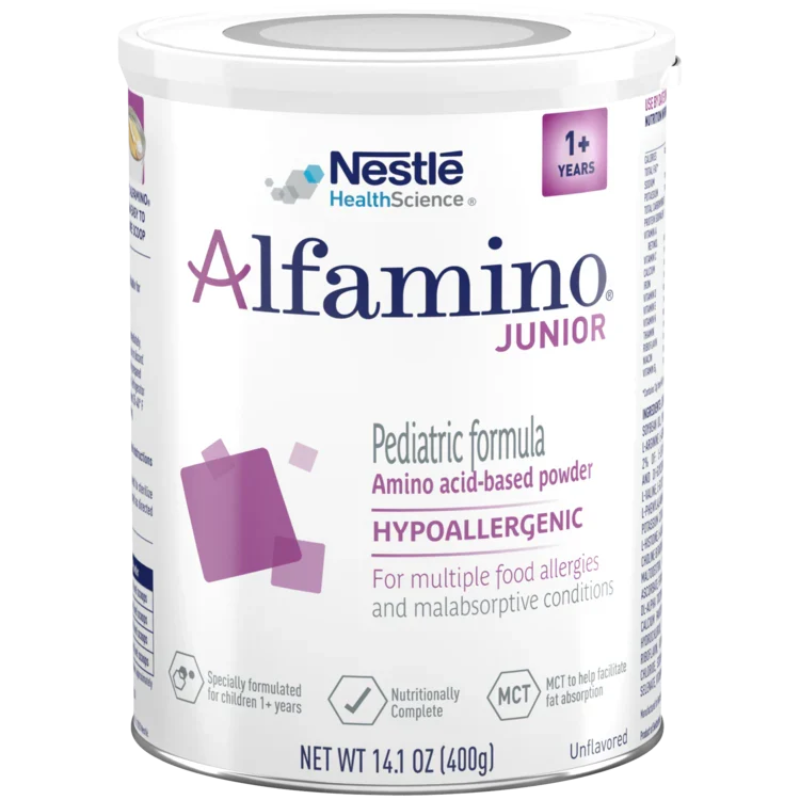 Nestle Alfamino Junior Amino Acid-Based Powder 400g food for special medical purposes for children from 1 year