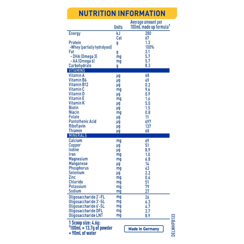 Nestle NAN SUPREMEpro 2 Premium Follow-On Infant Formula 800g suitable for babies aged 6 to 12 months